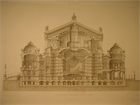 Cross Section of the Palais Garnier